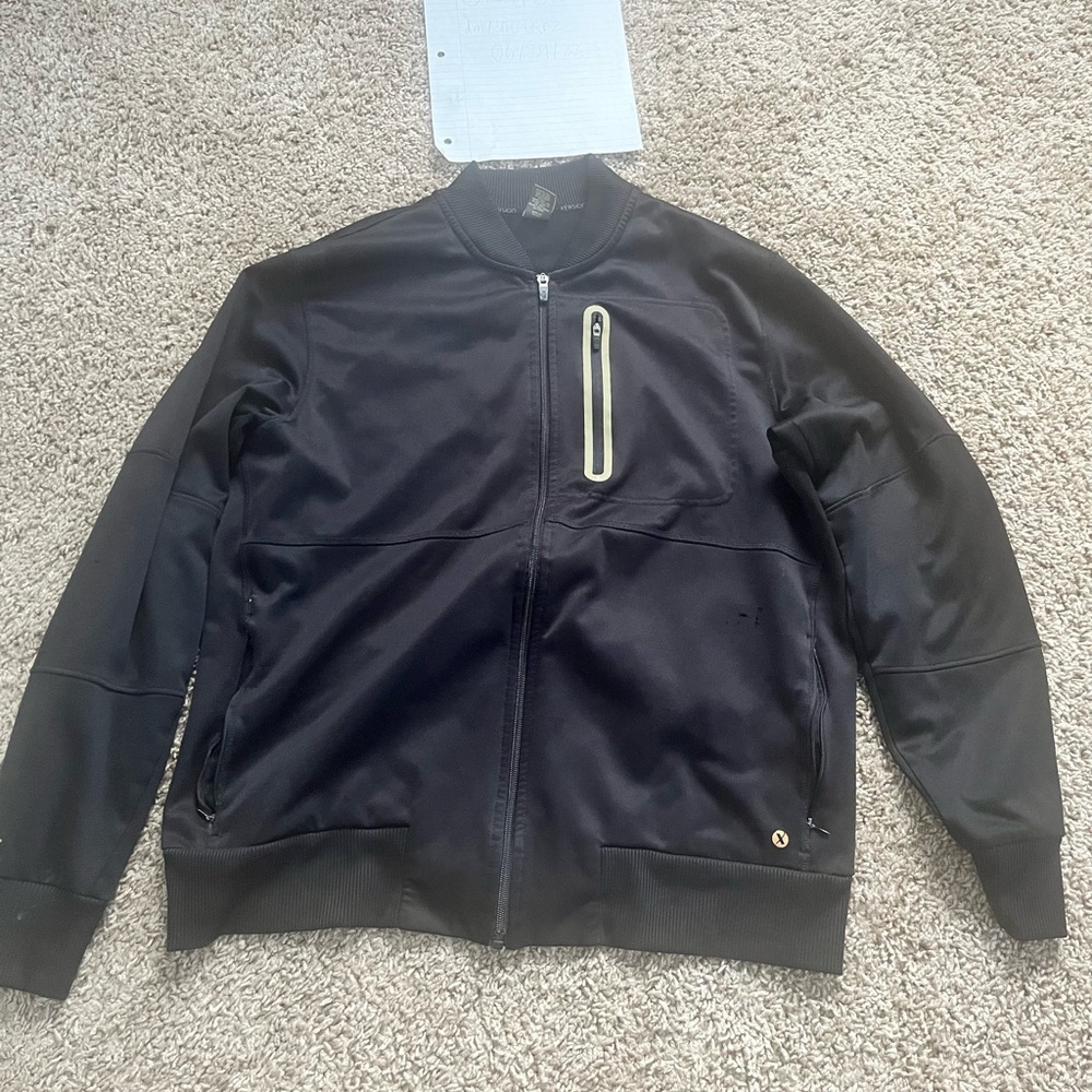 Black zip up jacket
